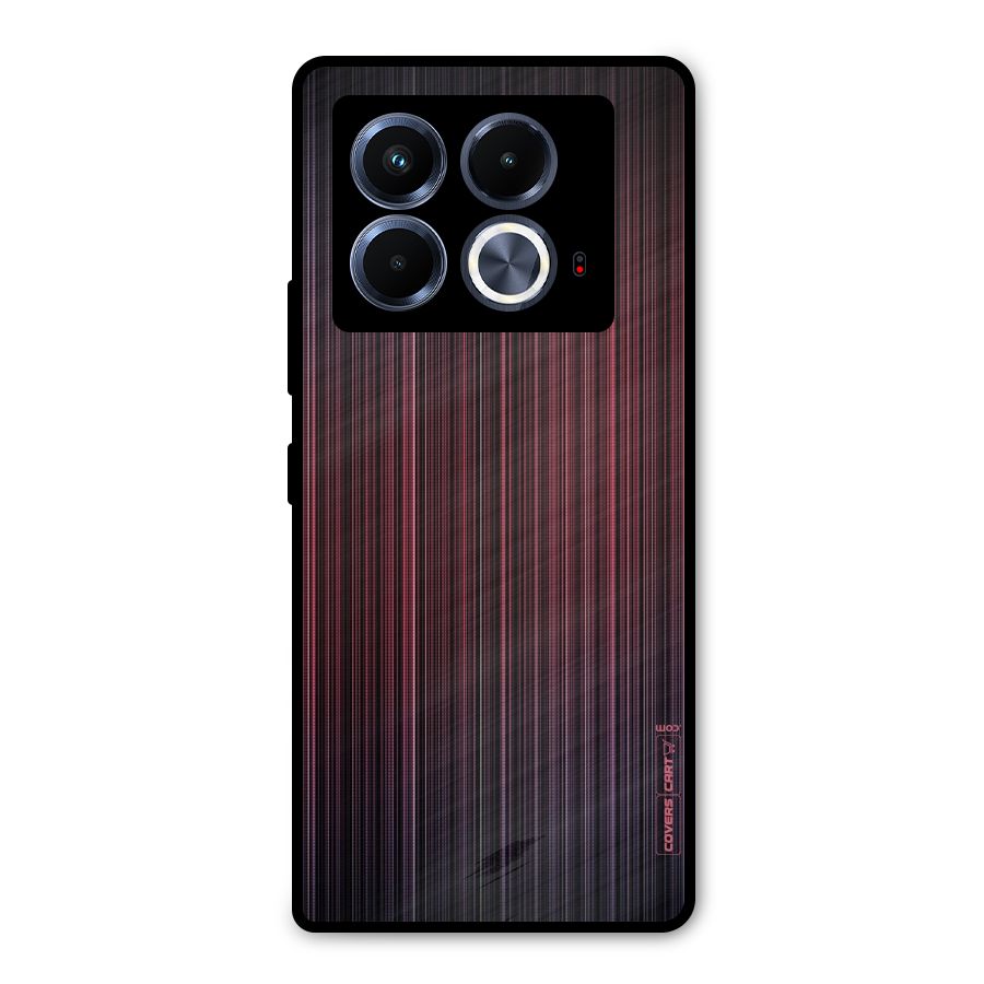 Stripes Gradiant Metal Back Case for Infinix Note 40 5G