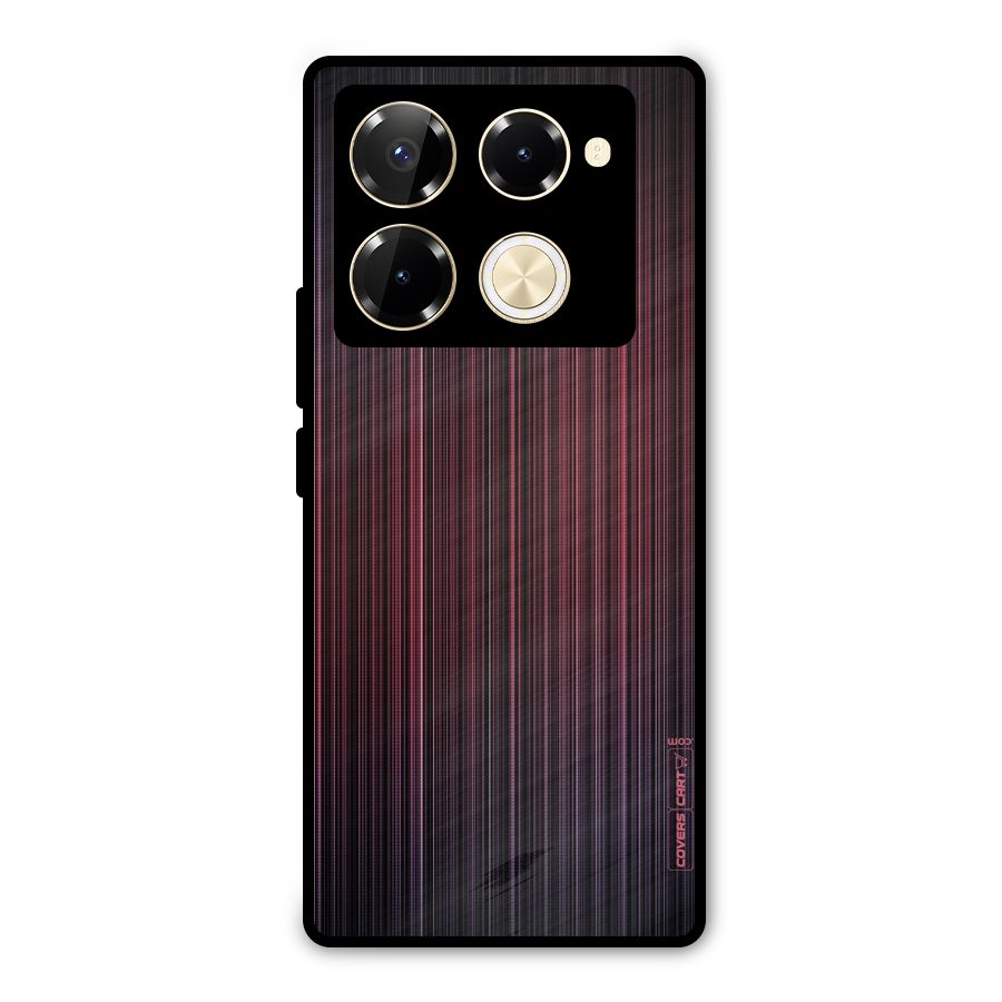 Stripes Gradiant Metal Back Case for Infinix Note 40 Pro
