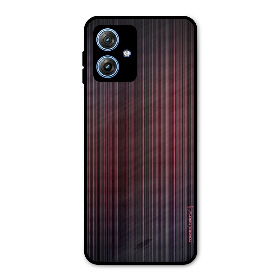 Stripes Gradiant Metal Back Case for Moto G54
