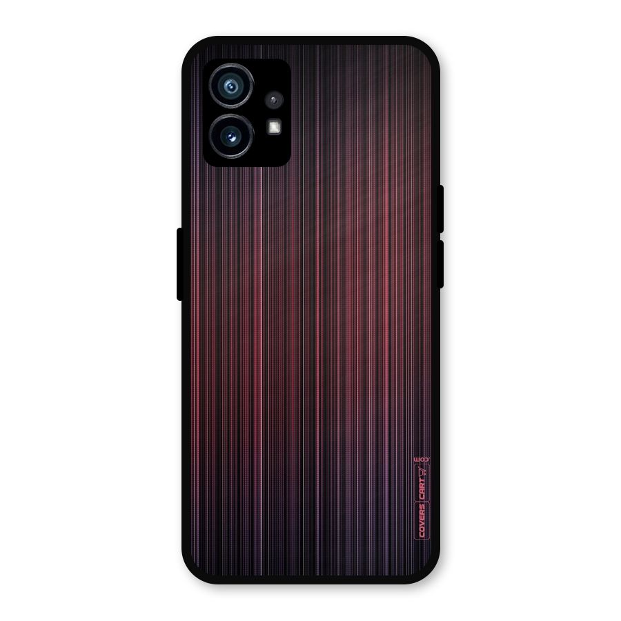 Stripes Gradiant Metal Back Case for Nothing Phone 1