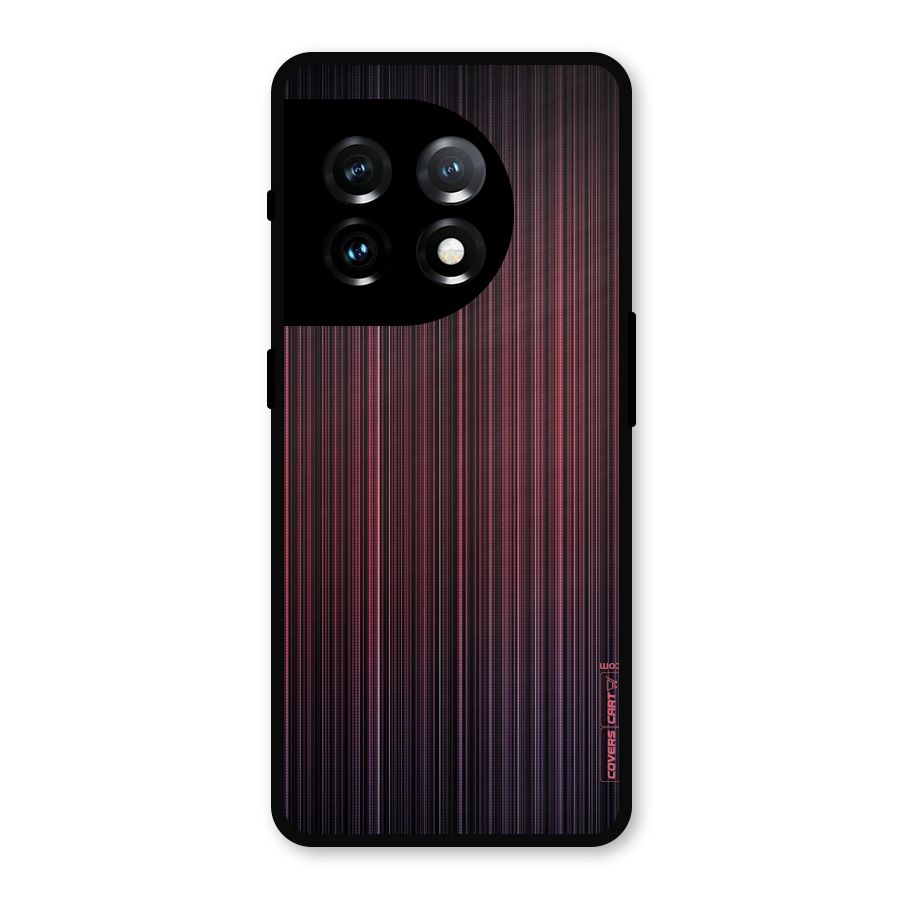Stripes Gradiant Metal Back Case for OnePlus 11