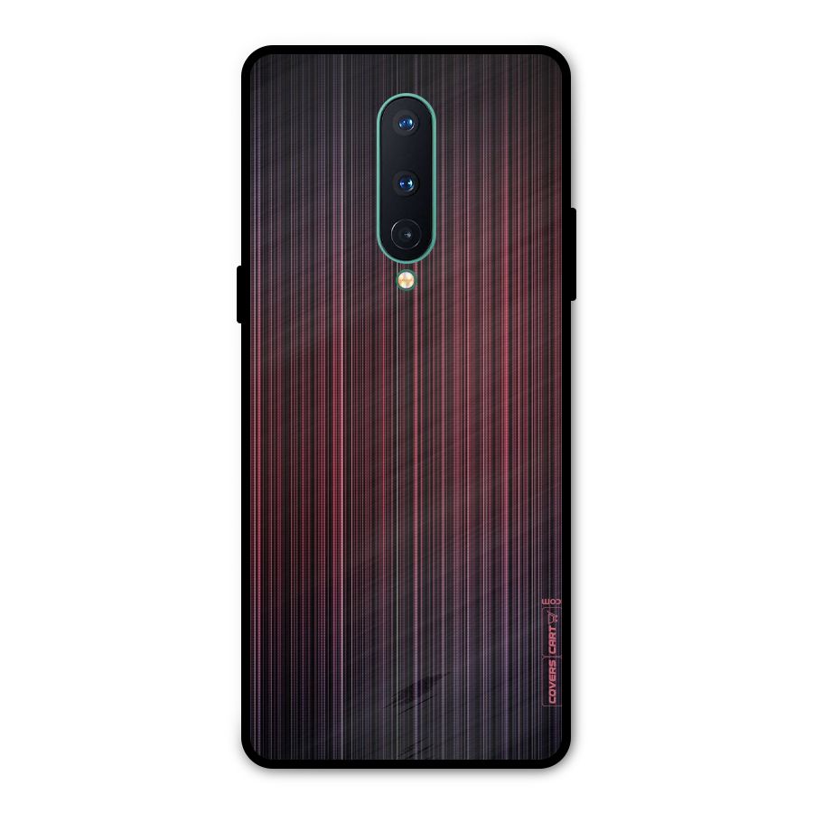Stripes Gradiant Metal Back Case for OnePlus 8