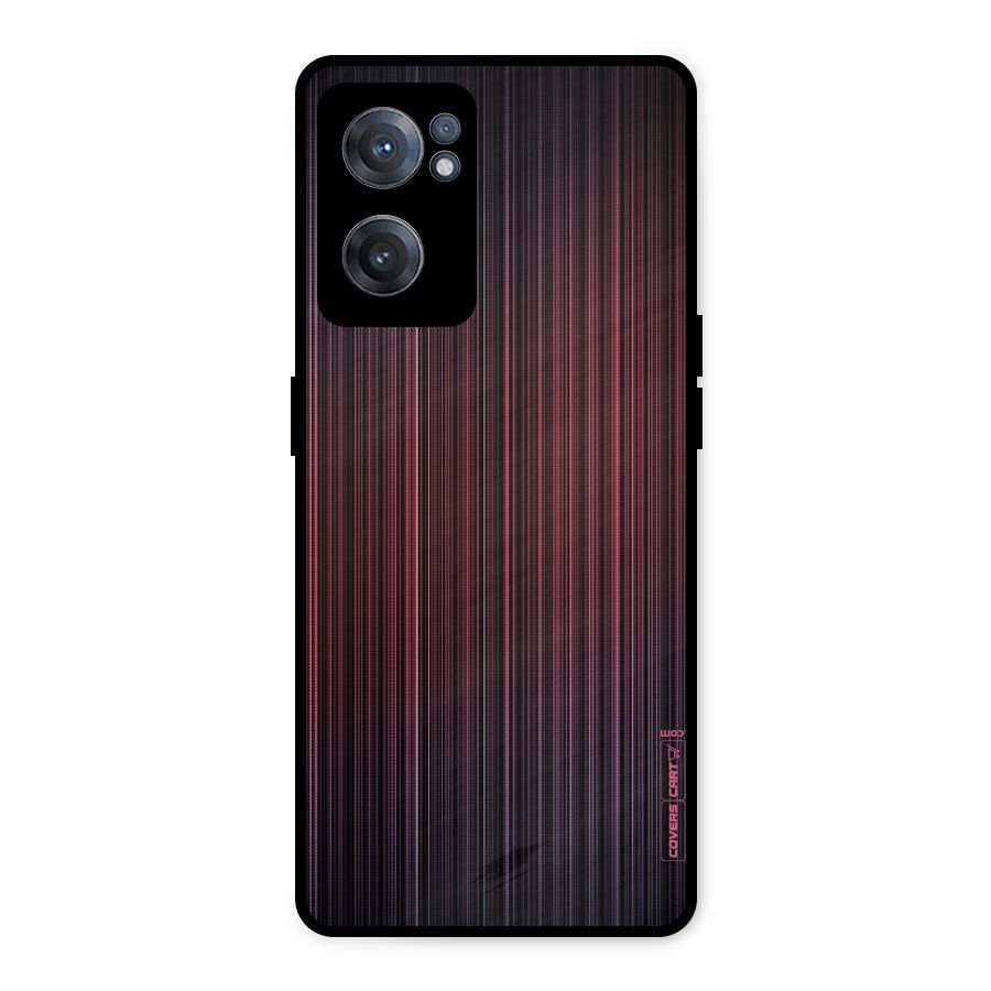 Stripes Gradiant Metal Back Case for OnePlus Nord CE 2 5G