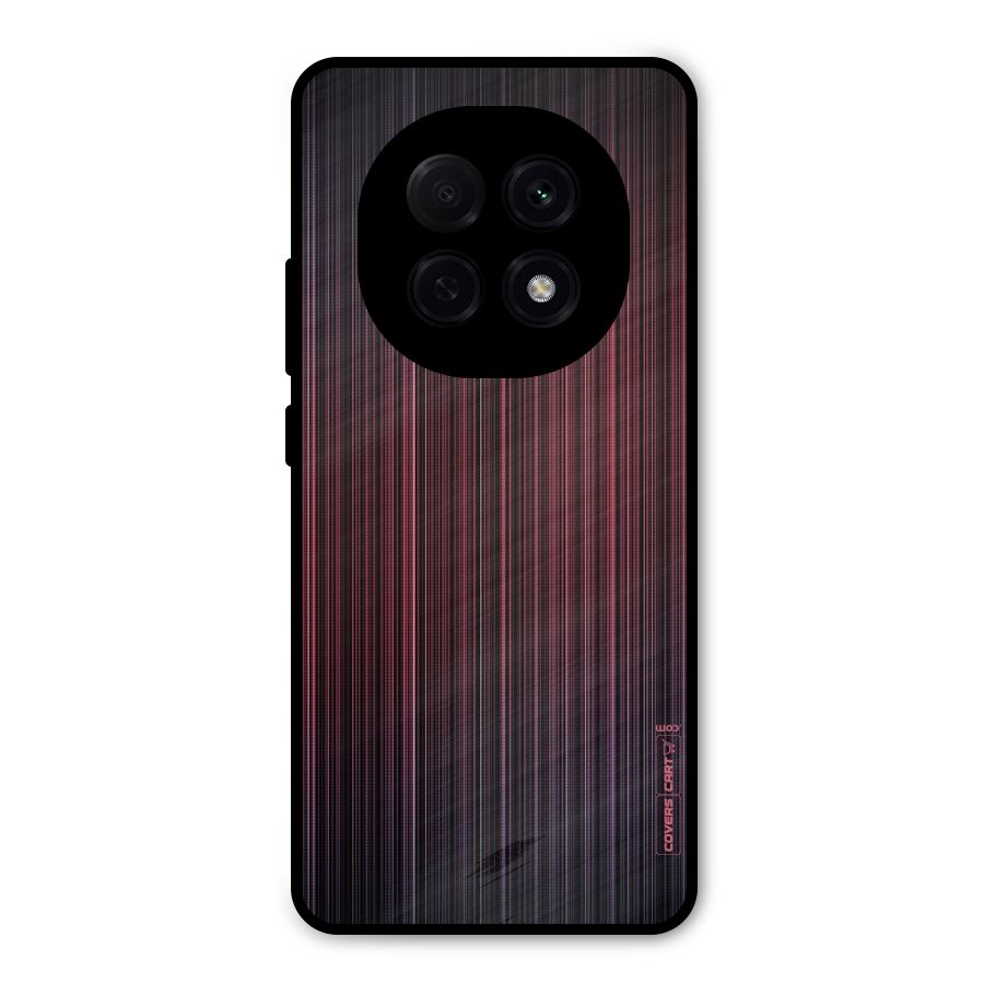 Stripes Gradiant Metal Back Case for Oppo F29 Pro