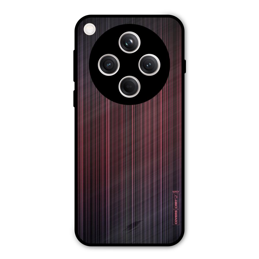 Stripes Gradiant Metal Back Case for Oppo Find X8