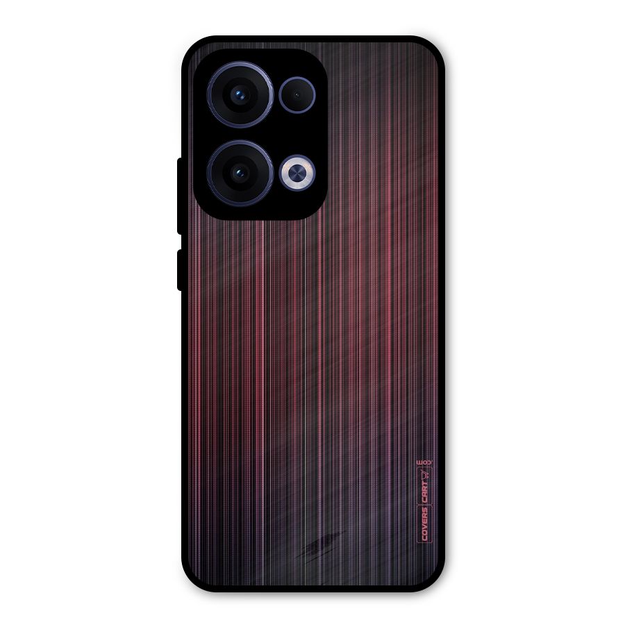 Stripes Gradiant Metal Back Case for Oppo Reno13