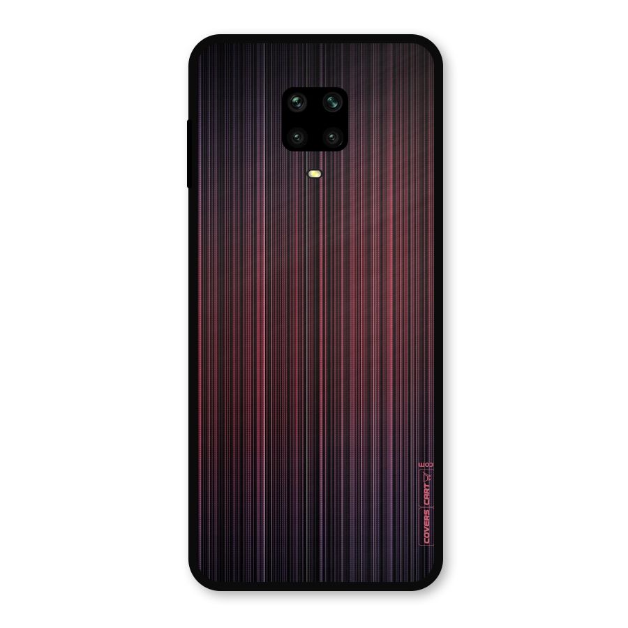 Stripes Gradiant Metal Back Case for Poco M2