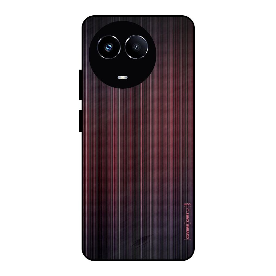 Stripes Gradiant Metal Back Case for Realme 11X