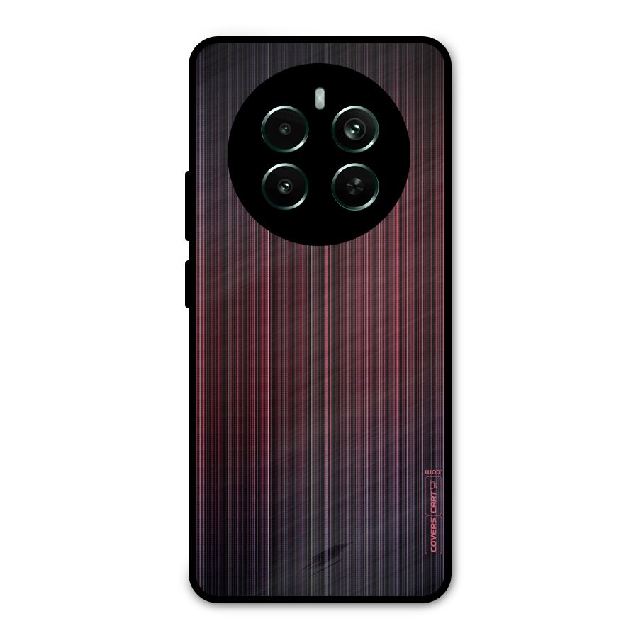 Stripes Gradiant Metal Back Case for Realme 12 Pro Plus