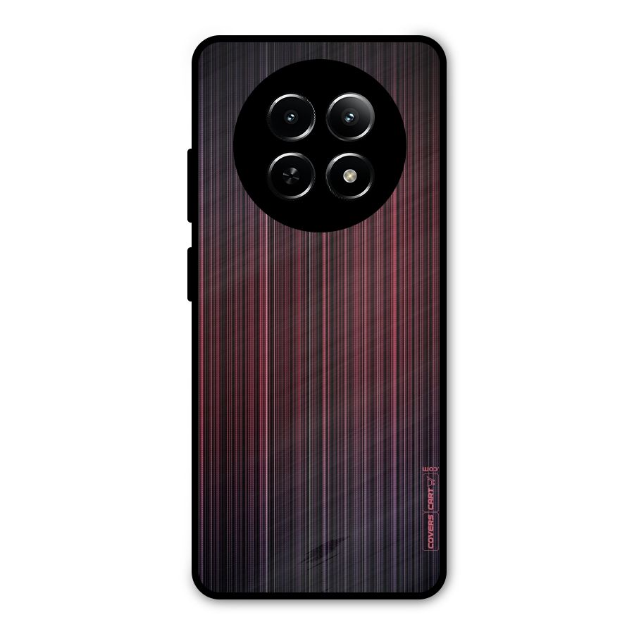 Stripes Gradiant Metal Back Case for Realme 12x 5G