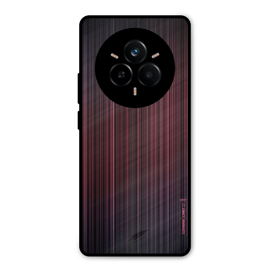 Stripes Gradiant Metal Back Case for Realme 14 Pro