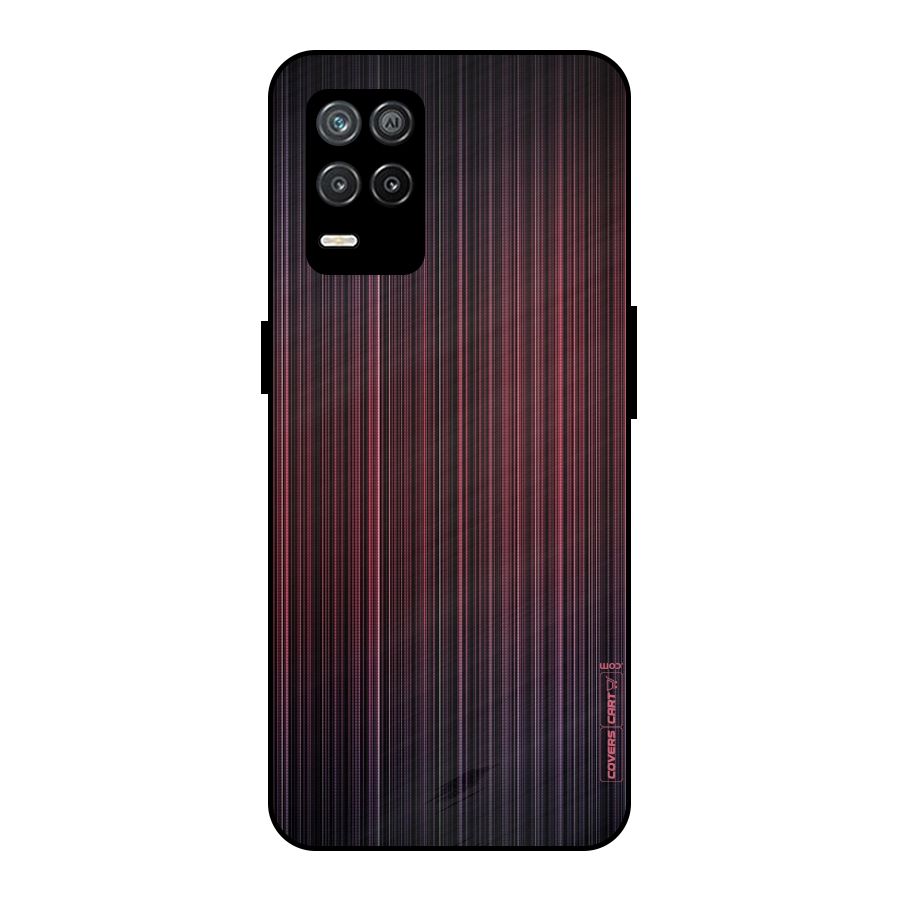 Stripes Gradiant Metal Back Case for Realme 9 5G