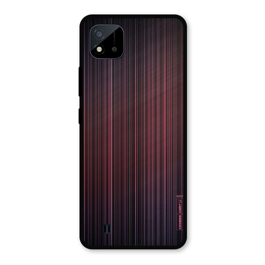 Stripes Gradiant Metal Back Case for Realme C11 2021