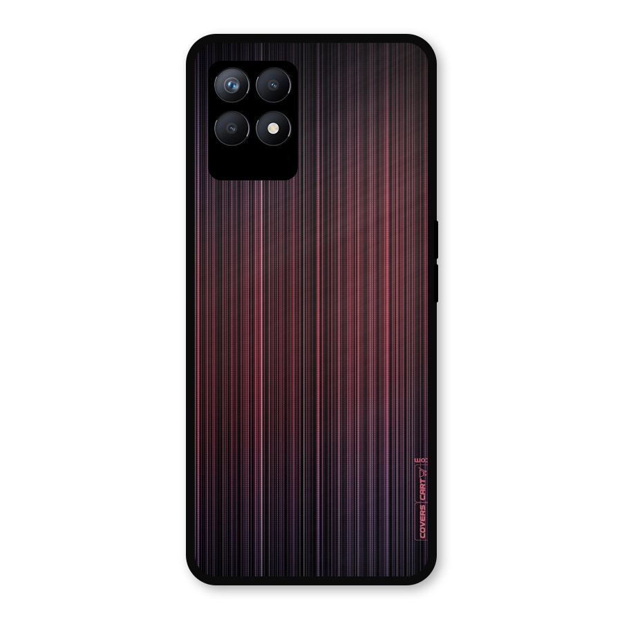 Stripes Gradiant Metal Back Case for Realme Narzo 50