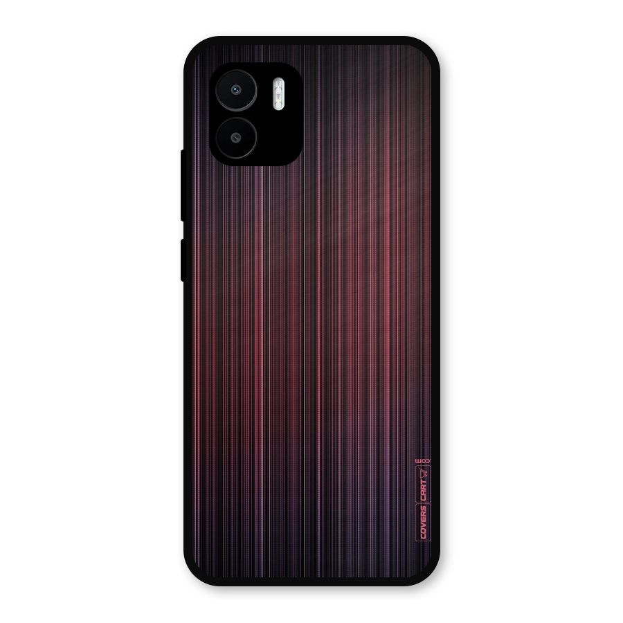 Stripes Gradiant Metal Back Case for Redmi A2
