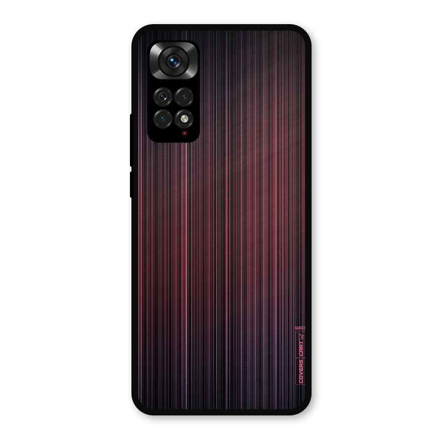 Stripes Gradiant Metal Back Case for Redmi Note 11s