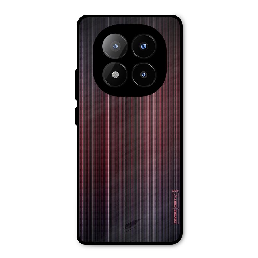 Stripes Gradiant Metal Back Case for Redmi Note 14 Pro Plus 5G