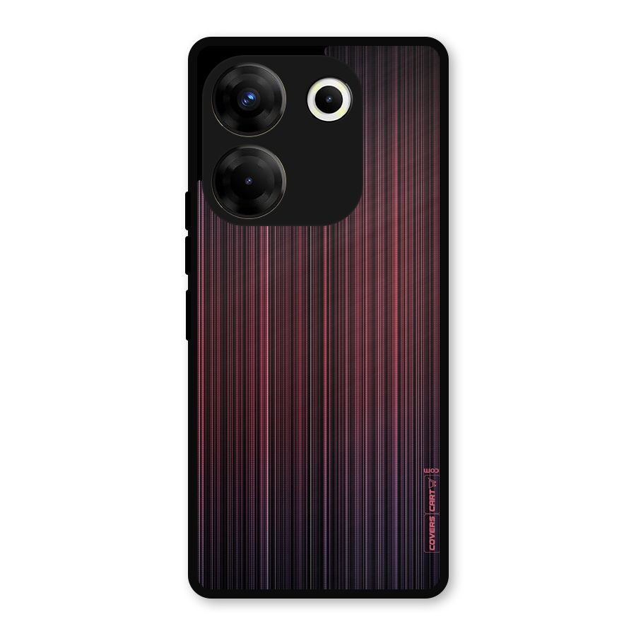 Stripes Gradiant Metal Back Case for Tecno Camon 20 Pro