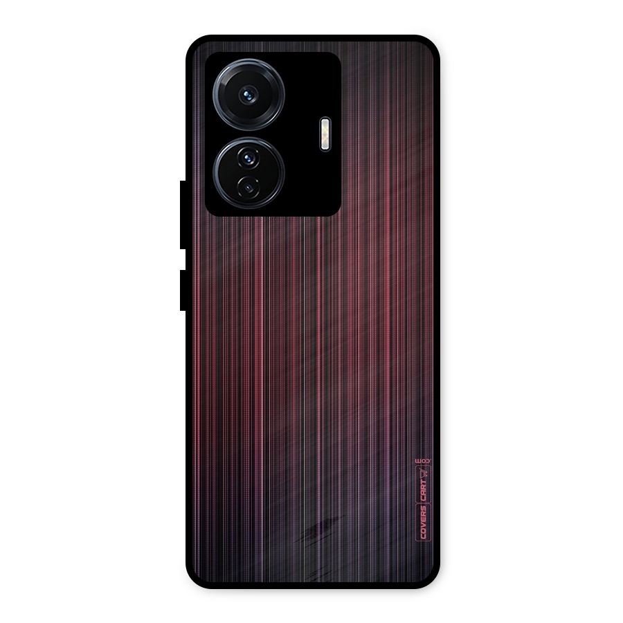 Stripes Gradiant Metal Back Case for Vivo T1 Pro