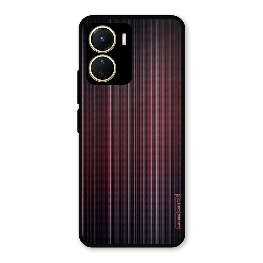 Stripes Gradiant Metal Back Case for Vivo T2x