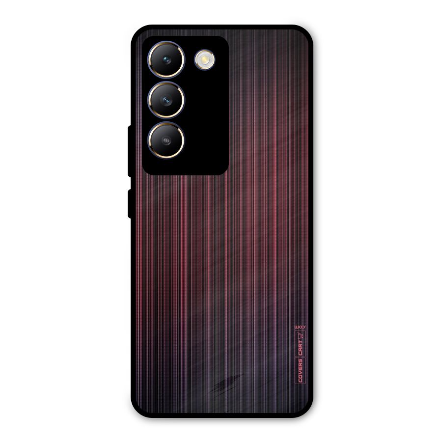Stripes Gradiant Metal Back Case for Vivo T3 5G