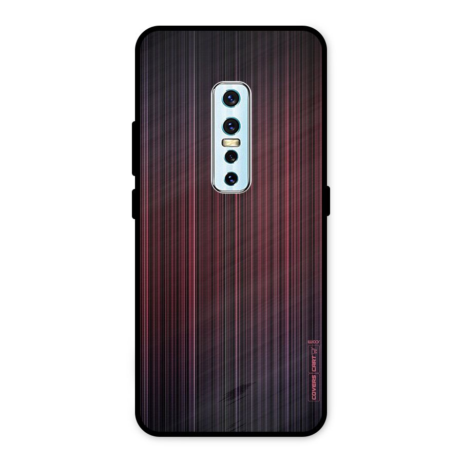 Stripes Gradiant Metal Back Case for Vivo V17 Pro