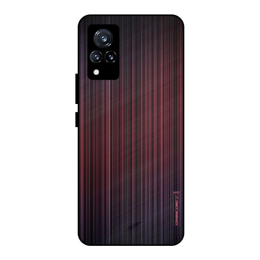 Stripes Gradiant Metal Back Case for Vivo V21 5G