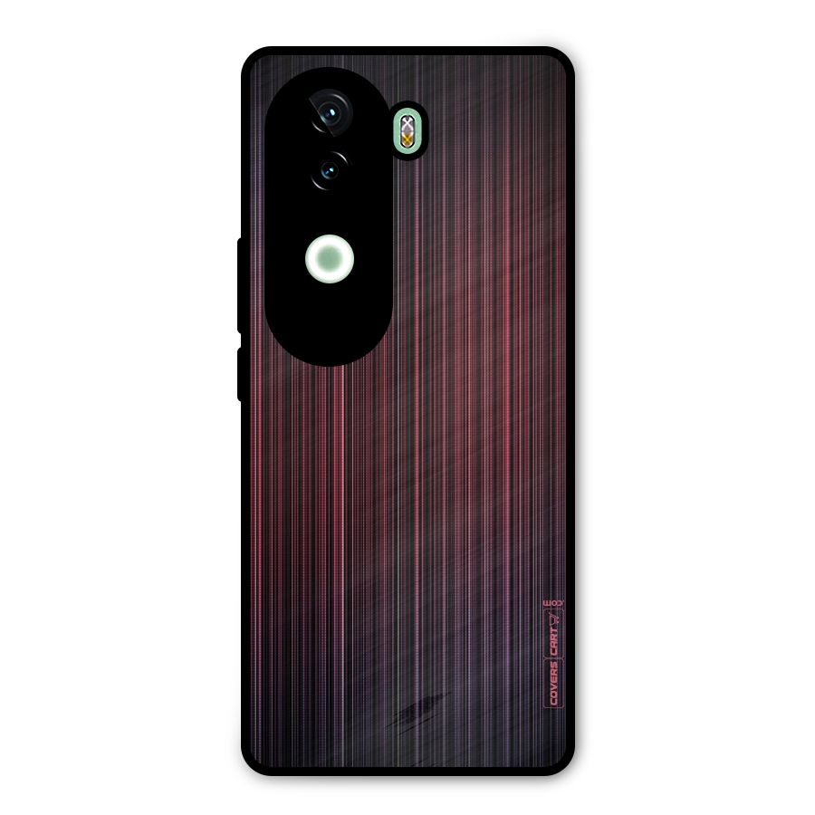Stripes Gradiant Metal Back Case for Vivo V40e