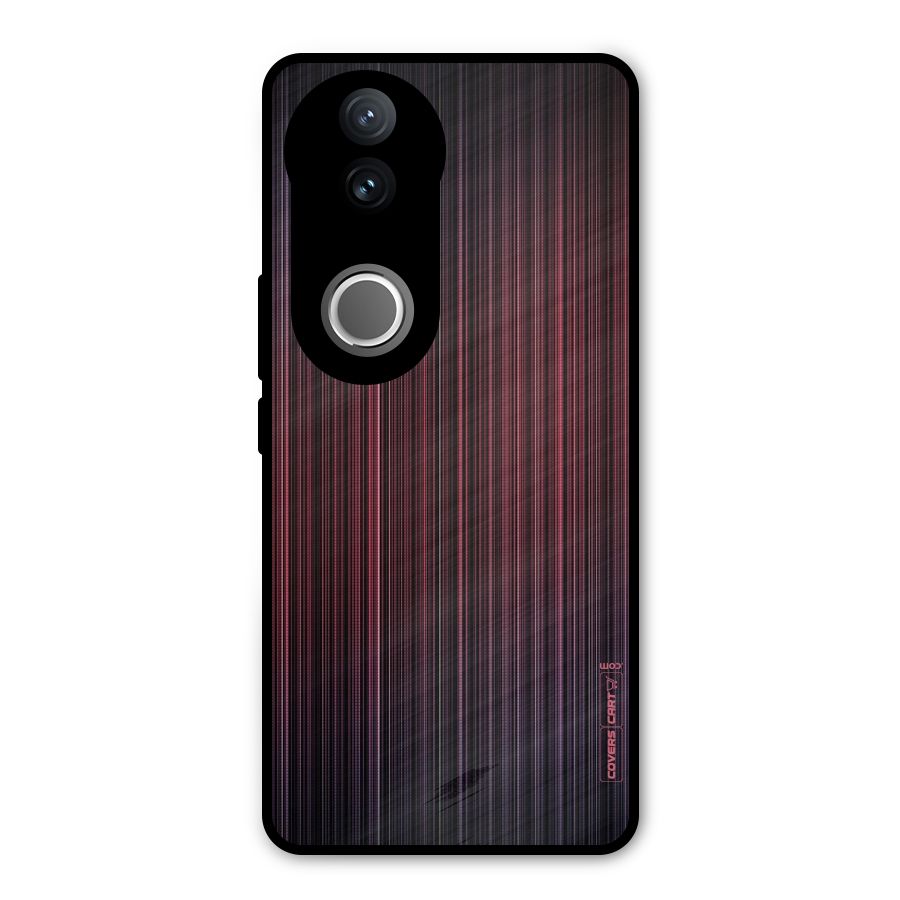 Stripes Gradiant Metal Back Case for Vivo V50e