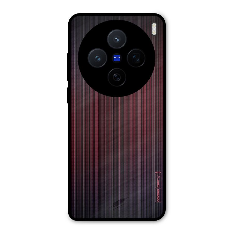Stripes Gradiant Metal Back Case for Vivo X200