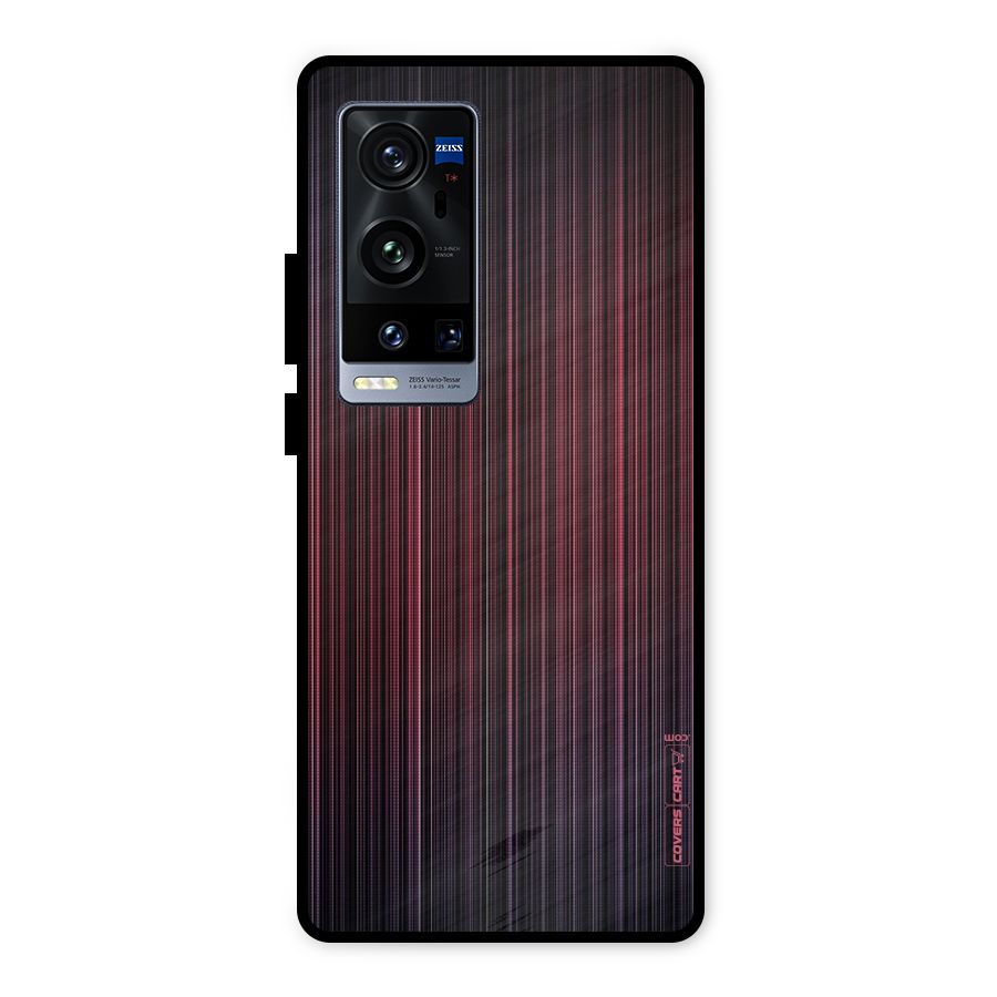 Stripes Gradiant Metal Back Case for Vivo X60 Pro Plus