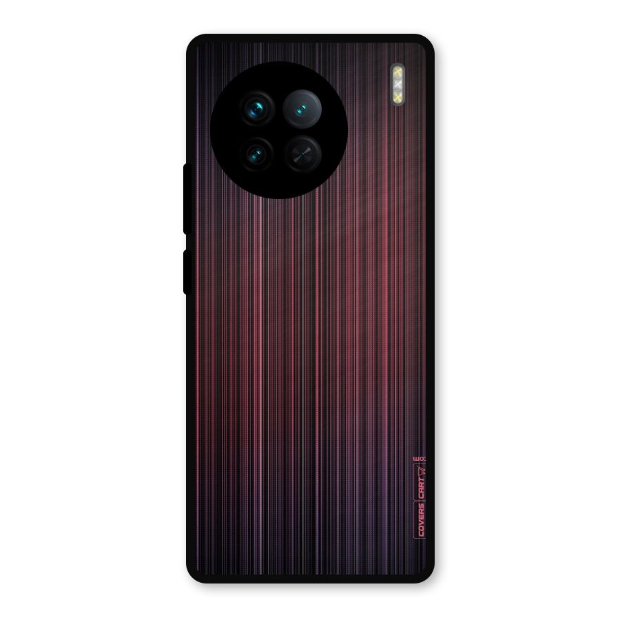Stripes Gradiant Metal Back Case for Vivo X90