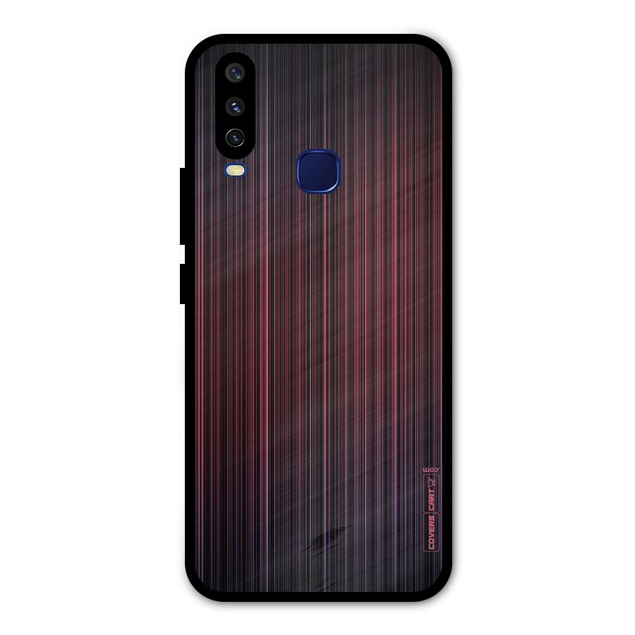 Stripes Gradiant Metal Back Case for Vivo Y12