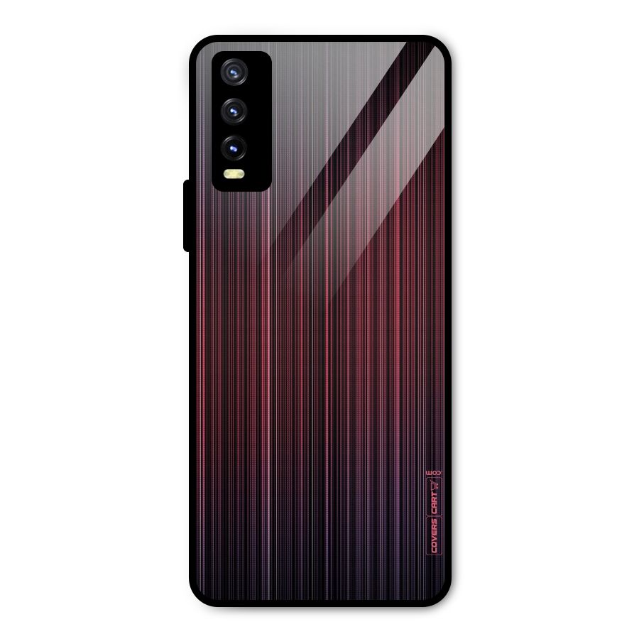 Stripes Gradiant Metal Back Case for Vivo Y20