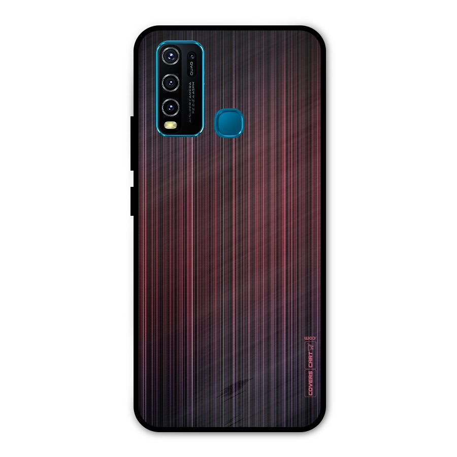 Stripes Gradiant Metal Back Case for Vivo Y30