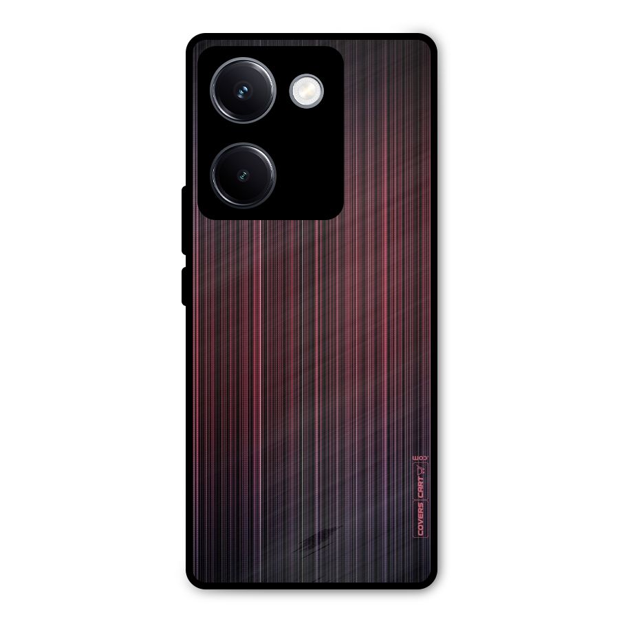 Stripes Gradiant Metal Back Case for Vivo Y300 Plus