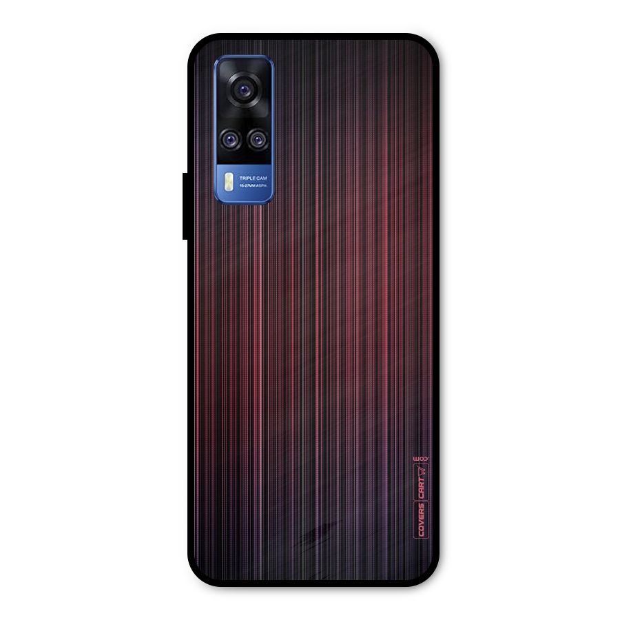 Stripes Gradiant Metal Back Case for Vivo Y31