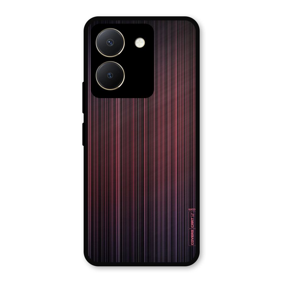 Stripes Gradiant Metal Back Case for Vivo Y36
