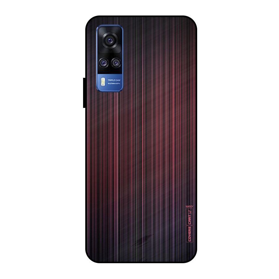 Stripes Gradiant Metal Back Case for Vivo Y51