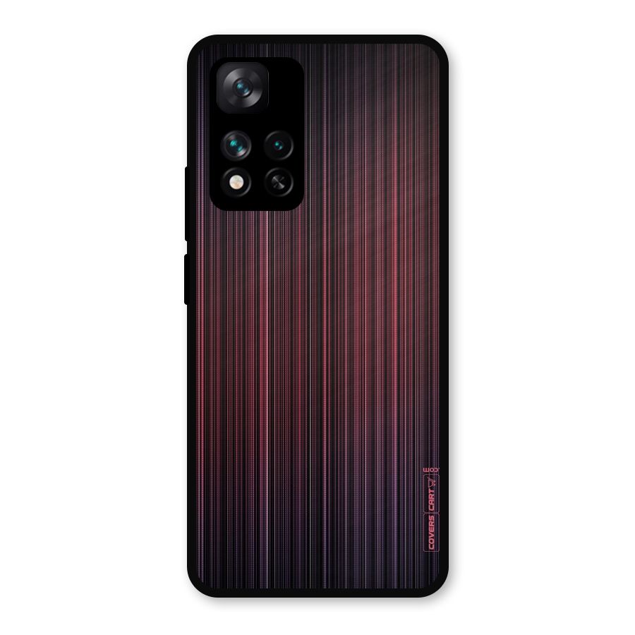 Stripes Gradiant Metal Back Case for Xiaomi 11i 5G