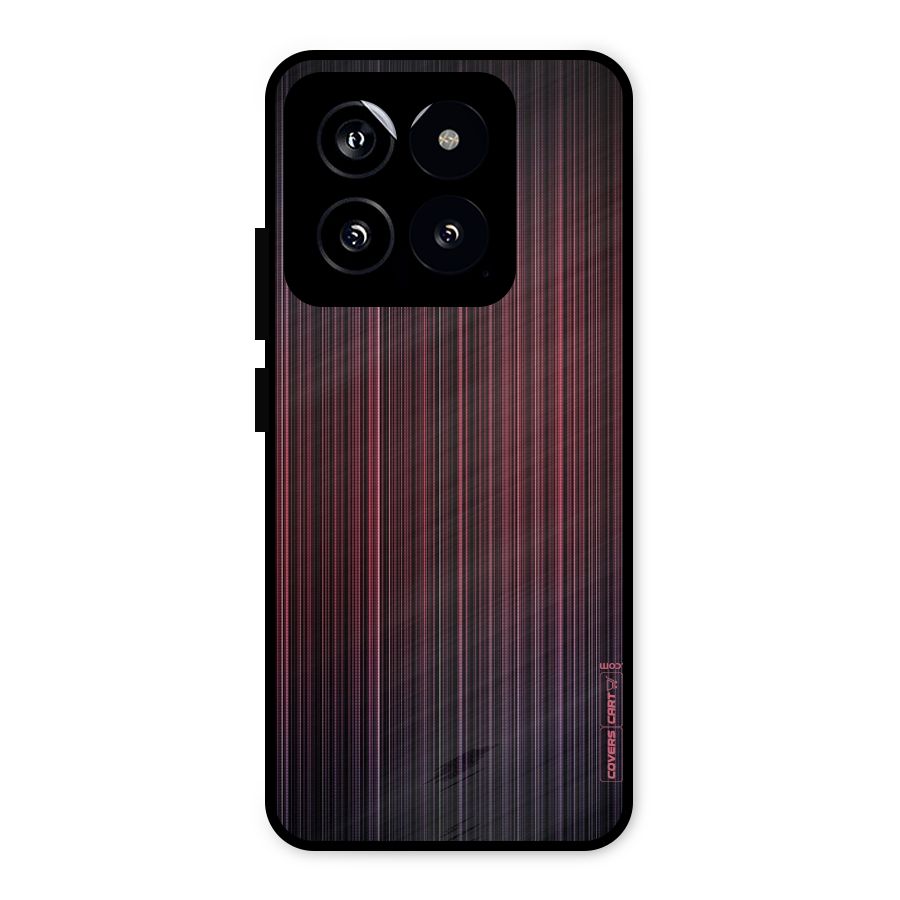 Stripes Gradiant Metal Back Case for Xiaomi 14
