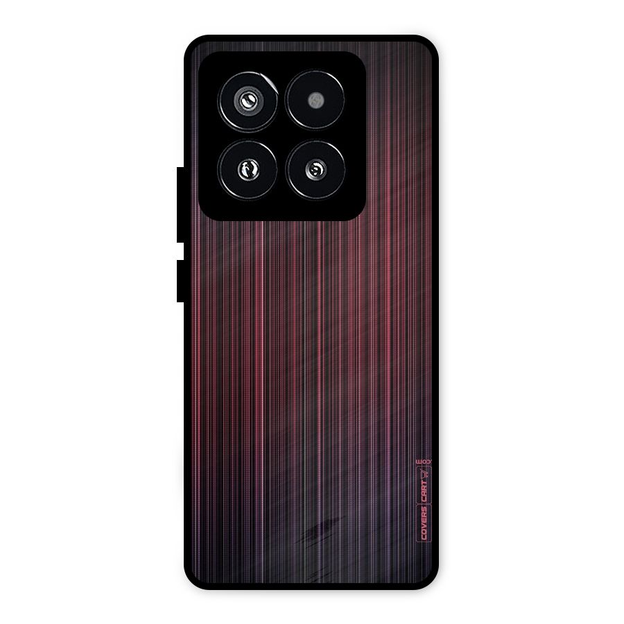 Stripes Gradiant Metal Back Case for Xiaomi 14 Pro
