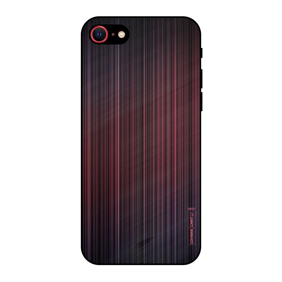 Stripes Gradiant Metal Back Case for iPhone 7