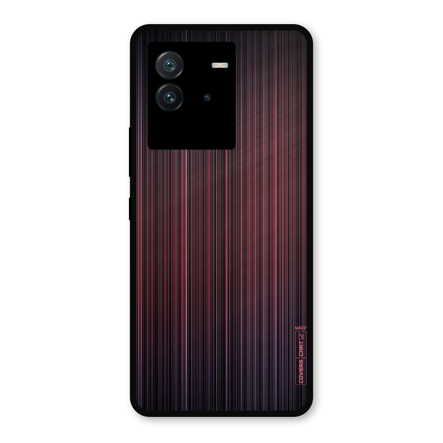Stripes Gradiant Metal Back Case for iQOO Neo 6 5G