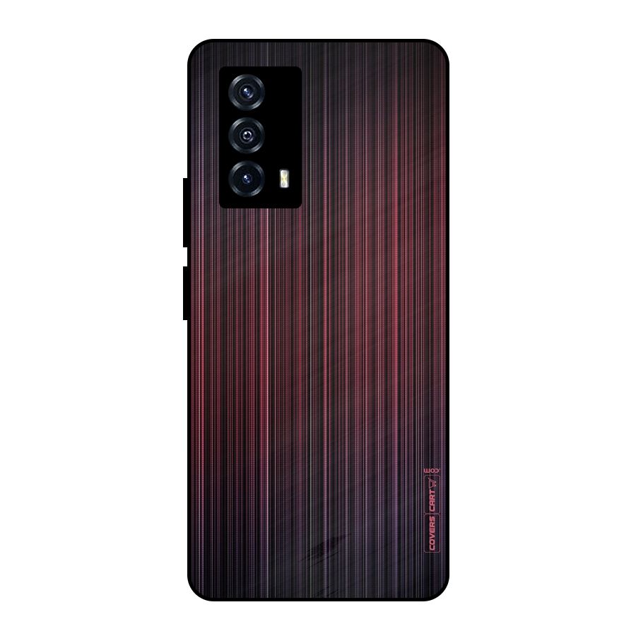 Stripes Gradiant Metal Back Case for iQOO Z5