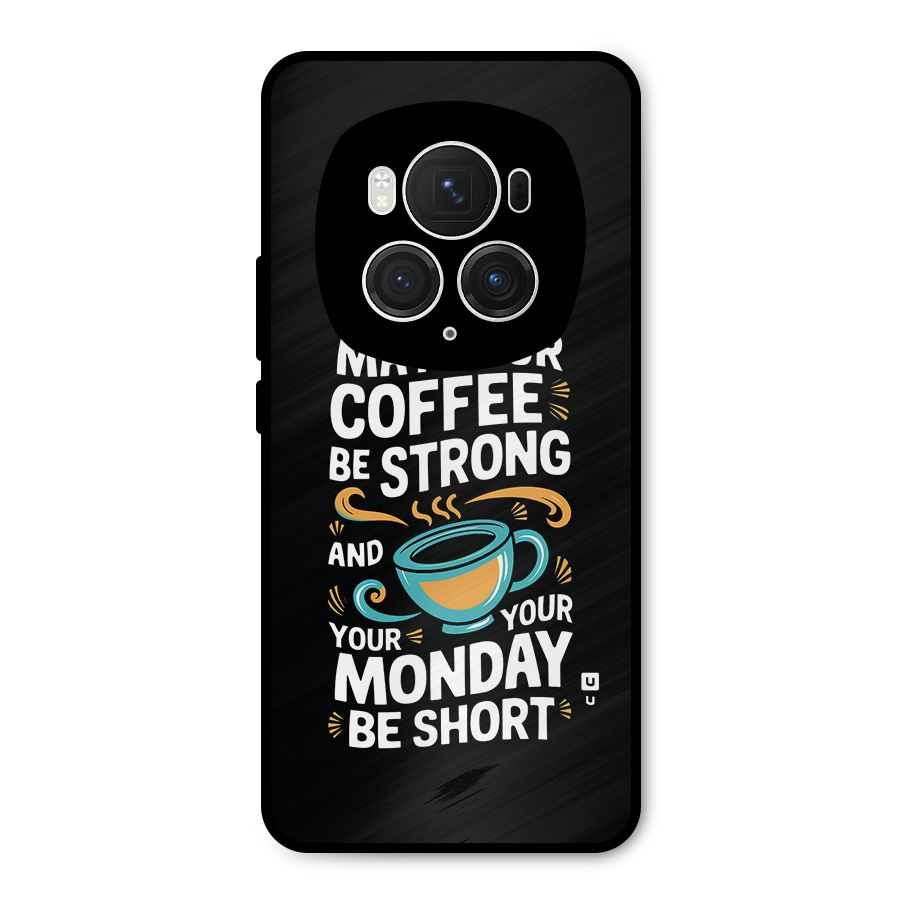 Strong Coffee Metal Back Case for Honor Magic6 Pro