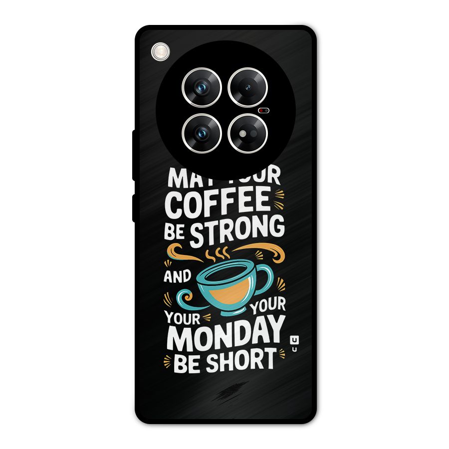 Strong Coffee Metal Back Case for Infinix Zero 40 5G
