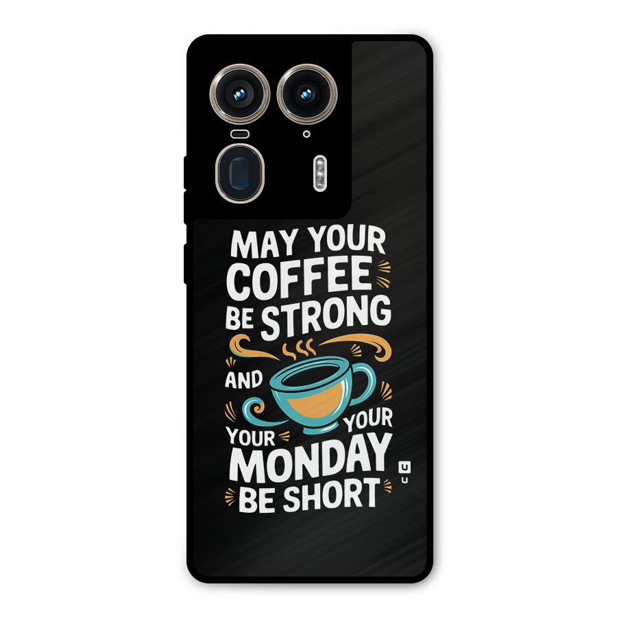 Strong Coffee Metal Back Case for Motorola Edge 50 Ultra