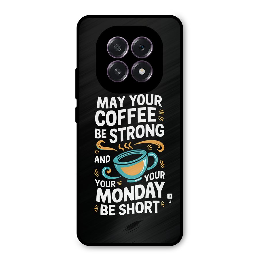 Strong Coffee Metal Back Case for Oppo F29