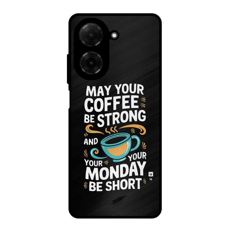 Strong Coffee Metal Back Case for Poco C71